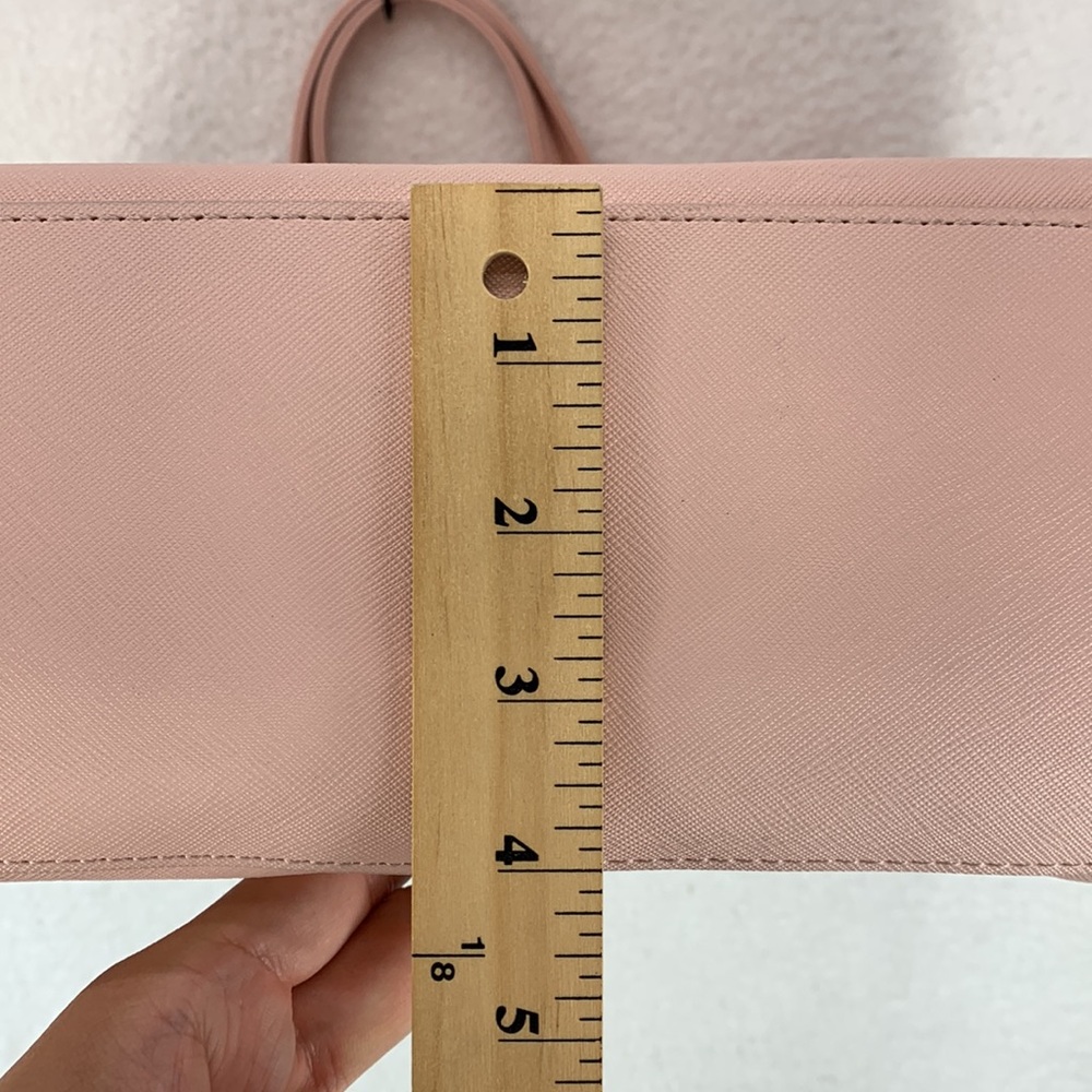 Ted Baker Women’s Large Pink‎ Icon Sukicon Tote Bag Crosshatch PVC Handbag - Picture 14 of 14